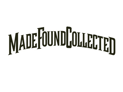 MadeFoundCollected Logotype custom custom type in development in progress lettering made found collected sc south carolina typography vintage wood carved inspired