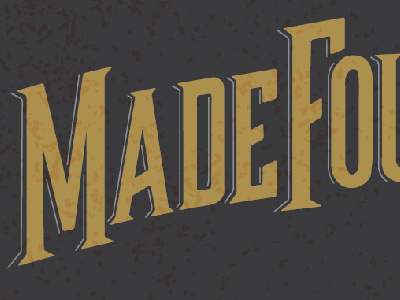 Made Found Collected Color all caps custom custom lettering custom type design design historical letterform ryon edwards serif type typography vintage