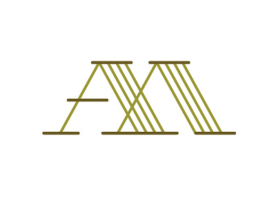 Alta Mira Exploration alta mira am california logo monogram residence senior living spanish influence vintage letterform