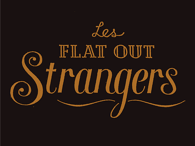 Les Flat Out Strangers Logo