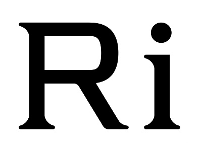 Serif Letterform Ri cap r custom type lowercase i republic of indonesia rhode island ri ri ri ridiculous riggs partners rion rip