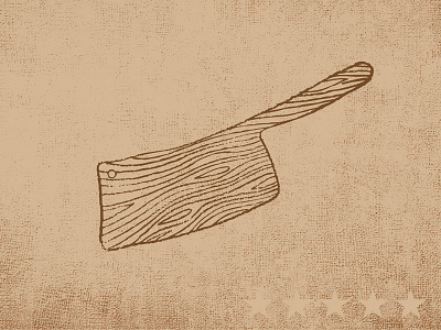 Wooden Cleaver
