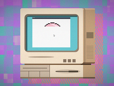 Dial Up 90s computer illustration illustrator motion design retro screen styleframe