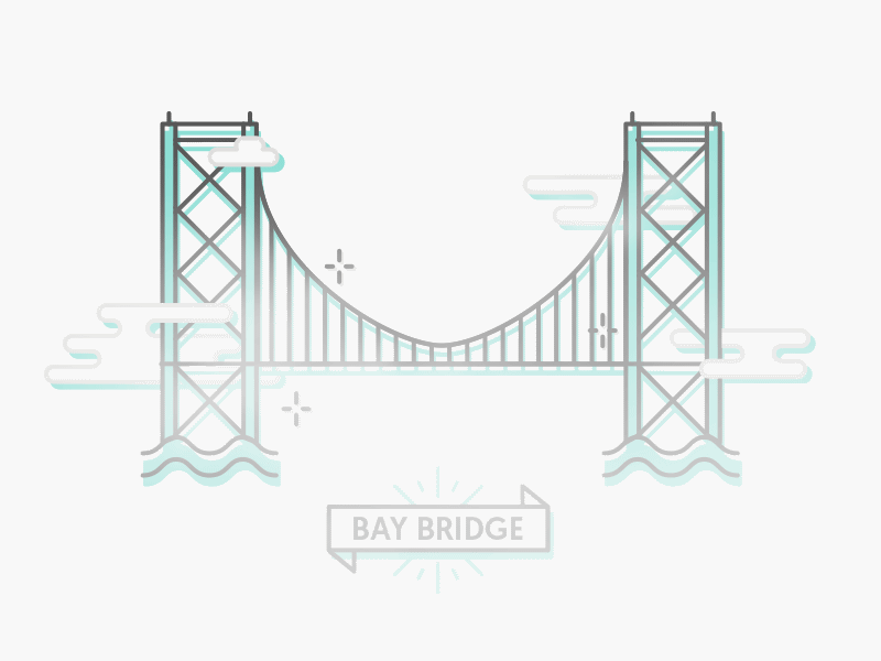 Oh, Bay Bridge bay bridge monoline oakland oh san francisco sf