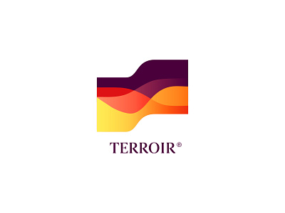 Terroir Wine bottle colorful logo store terroir wine winery