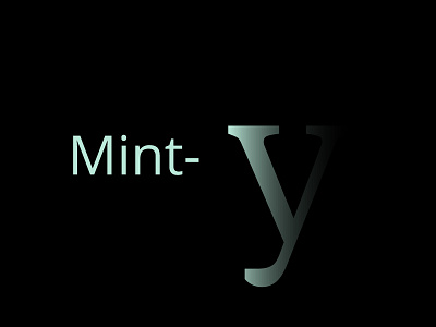 Minimalism design shot type typography