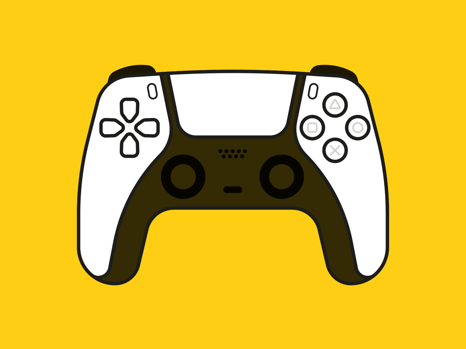 PS5 controller by Hubert Tereszkiewicz on Dribbble