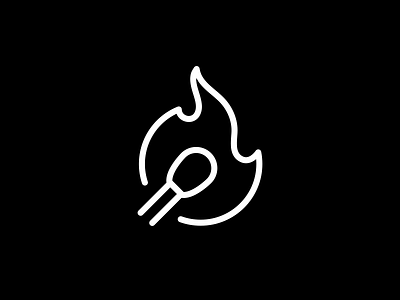 Fire fire icon match mens health pictogram