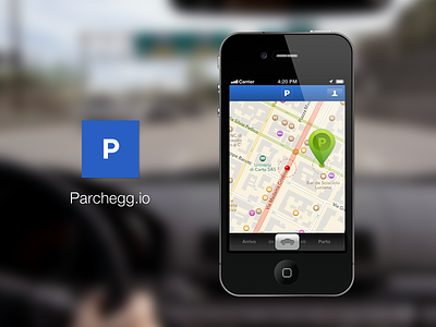 Parchegg.io #1 app carr ios iphone parcheggio parking