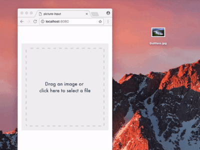 Vue.js Picture Input vue-picture-input vue picture input component uploader upload preview drag and drop responsive mobile web
