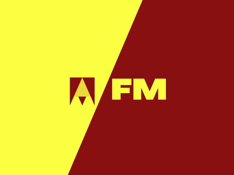 AM/FM apple music branding cover art fresh logo music playlist spotify typography