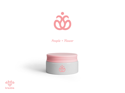 People Flower beauty cosmetic design feminine flower illustration line logo minimalist modern monogram simple vector