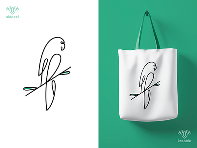 Bird Logo Design bird bird logo design line logo minimalist modern monogram simple