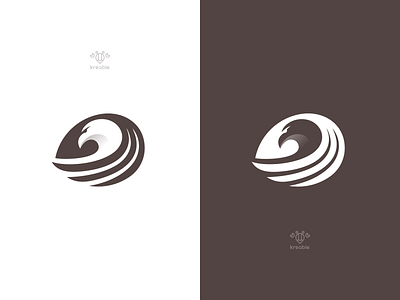 Eagle #C cool design eagle eye hawk head leaf line logo minimalist monogram simple strong