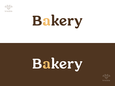 Bakery - Logotype bakery cool design line logo minimalist modern monogram simple strong typogaphy typography