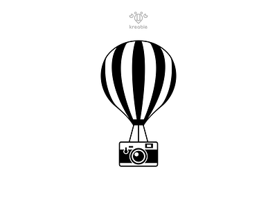 Camera Ballon air ballon camera cool home letter logo minimalist modern monogram photography simple typography