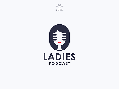 LADIES PODCAST girl ladies logo minimalist monogram simple women