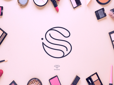 S Logo beauty fashion leaf logo minimalist modern monogram natural simple women