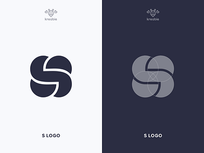 S LOGO cool design illustration logo minimalist modern monogram s simple