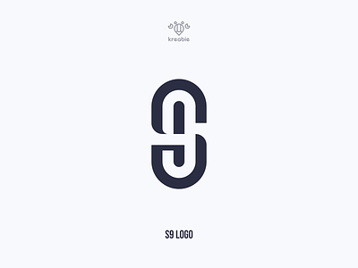 S9 LOGO 9 cool design logo minimalist modern monogram s s logo simple