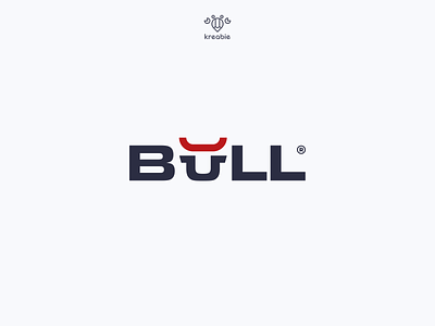 BULL LOGOTYPE bull cow design logo logotype minimalist modern monogram simple