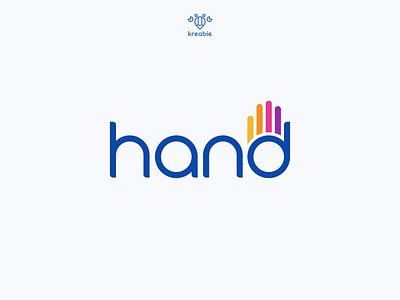 HAND - WORDMARK cool hand logo logotype minimalist modern monogram simple wordmark