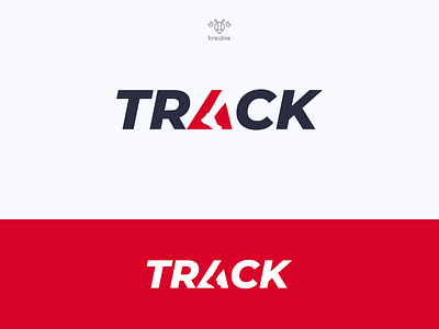 TRACK - WORDMARK LOGO cool foot logo minimalist modern monogram run simple track wordmark