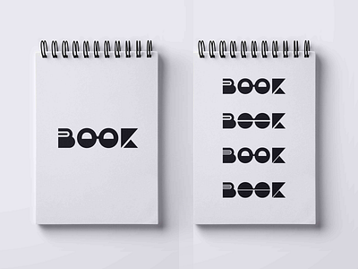 Book book cool design education letter logo minimalist modern monogram nerd read reading simple vector