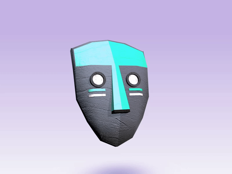 Tuki 3D 3d mascot mask paddl tuki