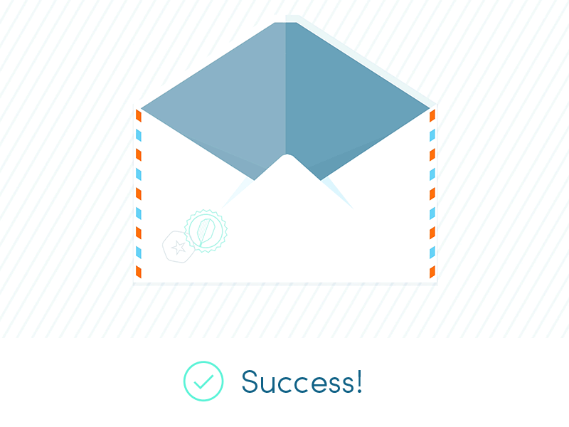 Paddl Successful Registration animation envelope letter paddl registration success svg ui