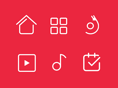 Icon set I'm currently working on artist artistfan icon music ui