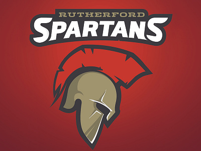 Rutherford Spartans logo basketball jersey new rutherford team