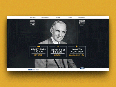 Henry Ford 150 years blue cars engine ford henry ford history website yellow