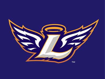 L + Angelic 😇 angel angelic athayadzn branding design gaming halo identity illustration l logo logo mascot logo sports sports branding vector wings