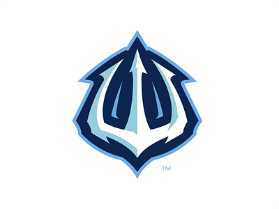 W + Trident lettermark logo athayadzn branding design gaming identity illustration lettermark logo mascot logo sports sports branding trident vector w logo water