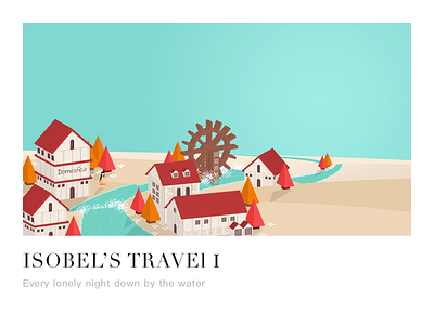 ISOBEL’S TRAVEl Ⅰ design flat illustration web