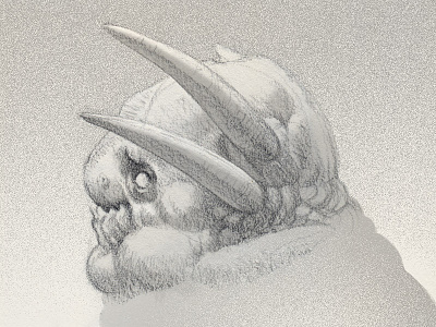 Miranda alien creature drawing pencil