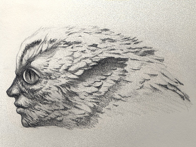 Juliette creature drawing harpy pencil