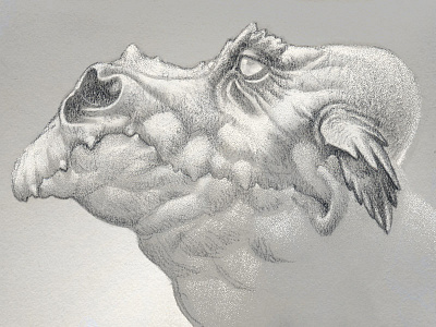 Theresa dragon drawing monster pencil sketch