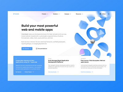 Vixio Web Landing Page