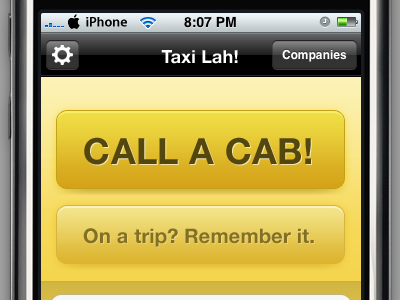 Taxi Lah - for iPhone