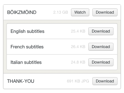 Subtitles on Gumroad