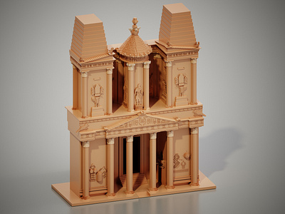 Digital Petra - Voxel Art, MagicaVoxel