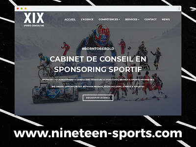 Sports Consulting Website Design