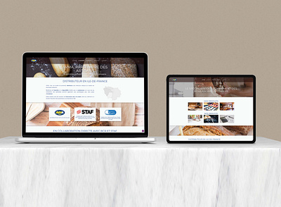 Conception du site WordPress de IDF Fournil baker boulangerie divi webdesign wordpress