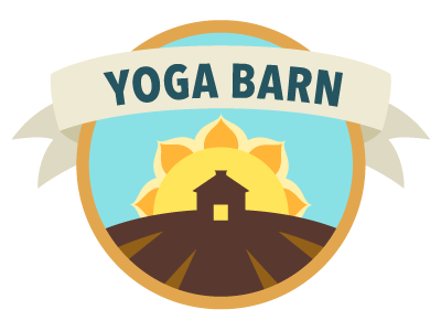 Yoga Barn Sunrise sticker