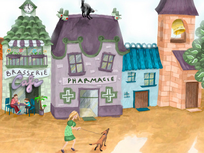 Village2 children illustration