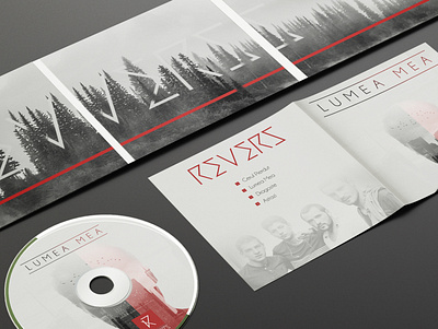 Revers CD Cover branding cdcover cover design graphic design packaging