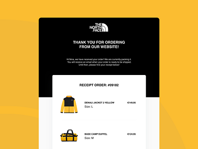 Daily UI 17 - Email Receipt concept dailyui dailyuichallenge design digital email email design email receipt minimal screen sketch ui