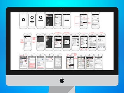 iOS app design app apple design flow ios iphone mobile process screen ui ux wireframe